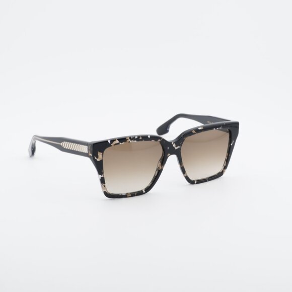 Victoria Beckham VB672S 010 Sunglasses Havana Square Frame, Smoke Lenses main image 6